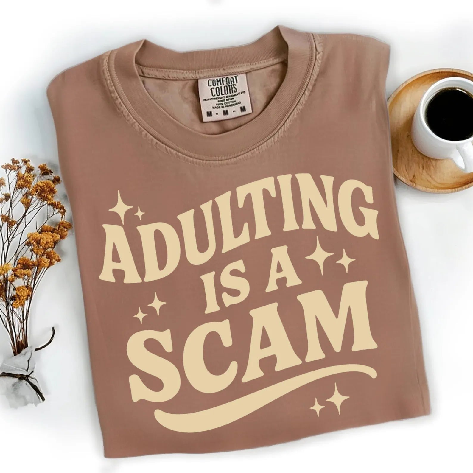 Adulting is a scam, soft crewneck